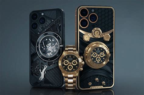 caviar rolex iphone 14|Caviar’s New Daytona iPhone 14 Pro Max Has a Rolex Built Into the Case.